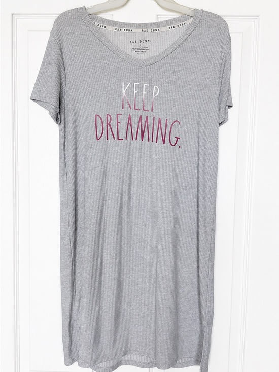 Rae Dunn Other - RAE DUNN Keep Dreaming  Short Sleeve Sleep Shirt Lounge Dress Nightgown Small